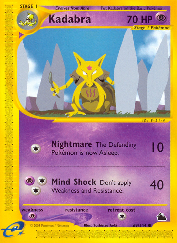 Kadabra (69/144) [Skyridge] | Shuffle n Cut Hobbies & Games