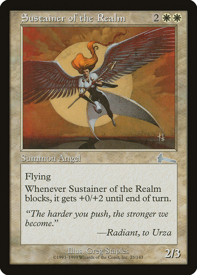 Sustainer of the Realm [Urza's Legacy] | Shuffle n Cut Hobbies & Games