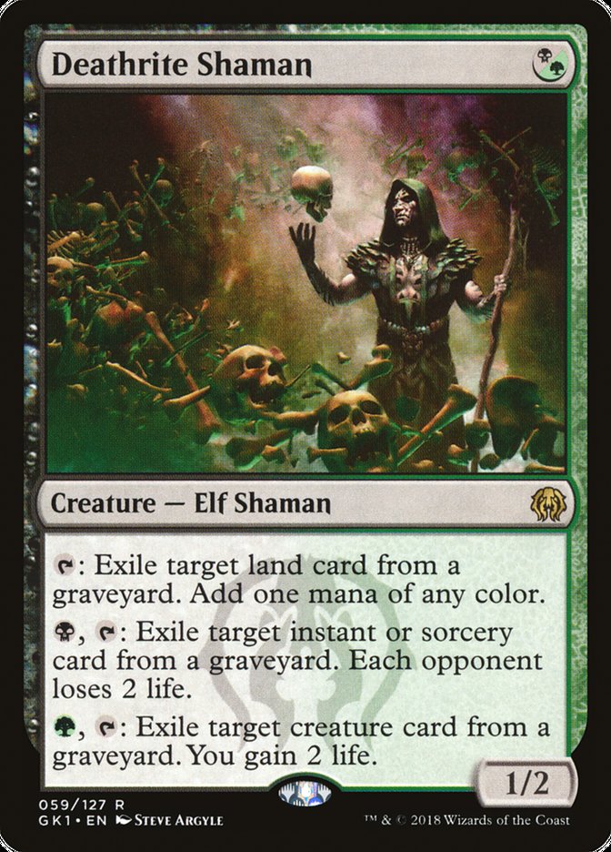 Deathrite Shaman [Guilds of Ravnica Guild Kit] | Shuffle n Cut Hobbies & Games