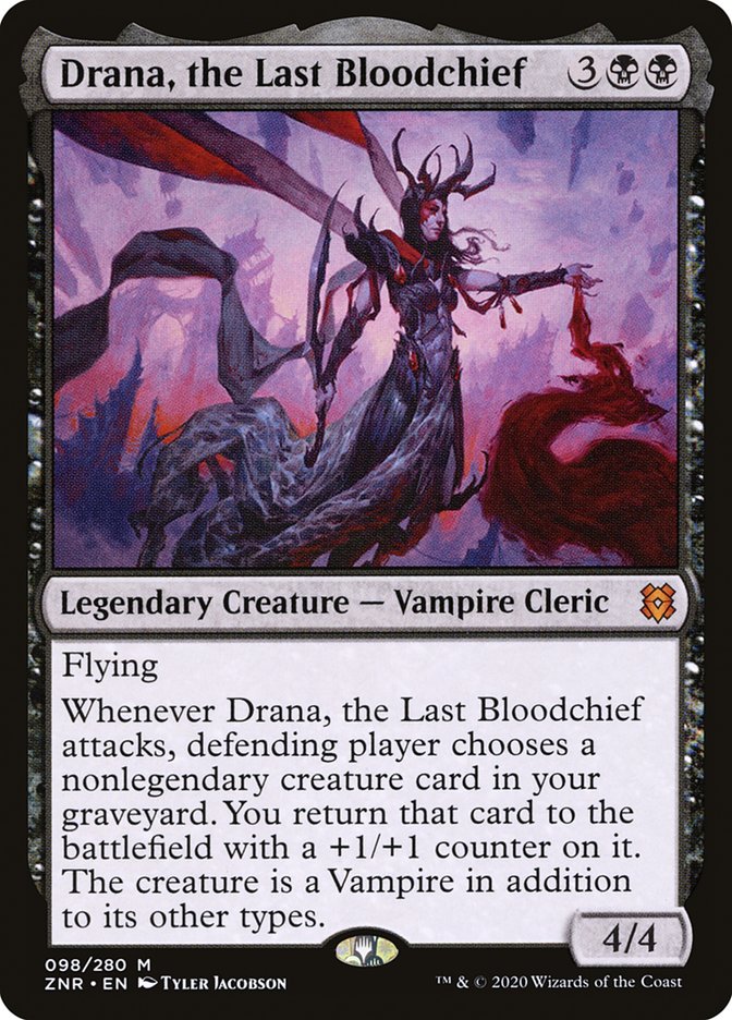 Drana, the Last Bloodchief [Zendikar Rising] | Shuffle n Cut Hobbies & Games