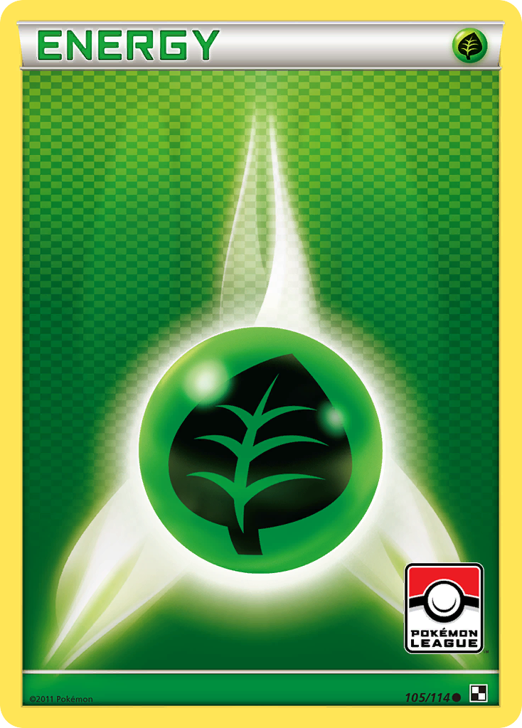 Grass Energy (105/114) [Black & White: Base Set] | Shuffle n Cut Hobbies & Games
