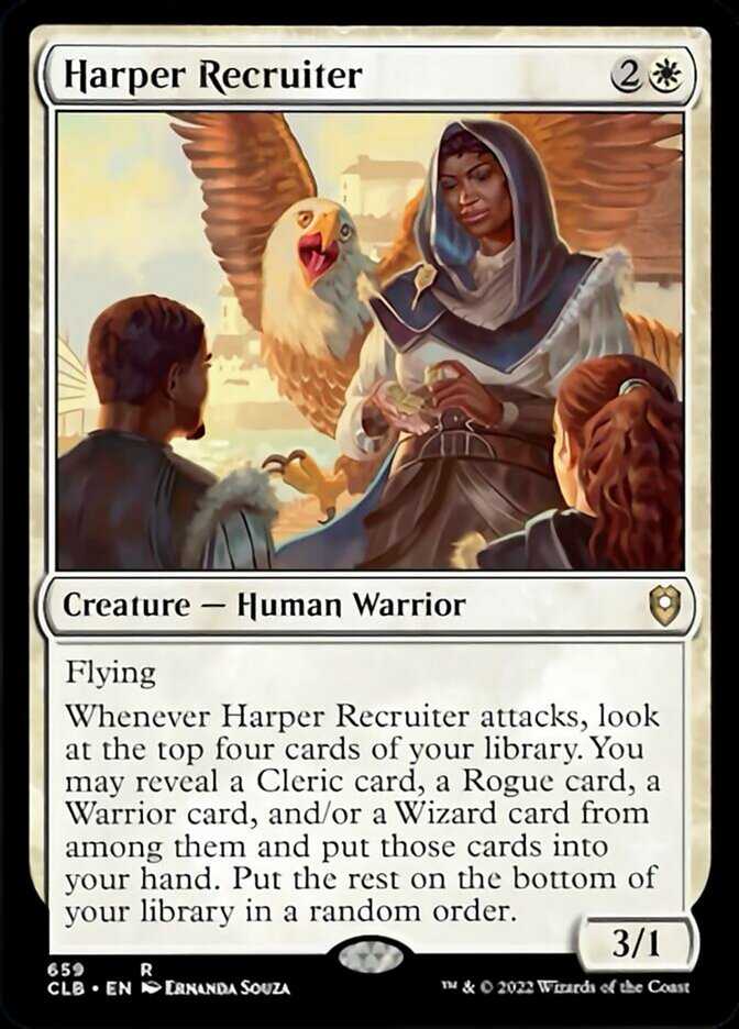 Harper Recruiter [Commander Legends: Battle for Baldur's Gate] | Shuffle n Cut Hobbies & Games