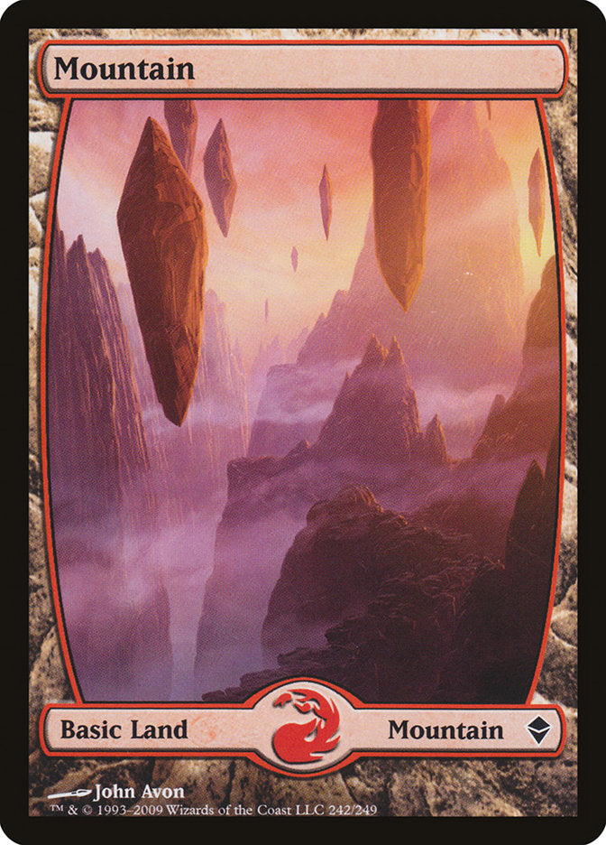 Mountain (242) [Zendikar] | Shuffle n Cut Hobbies & Games