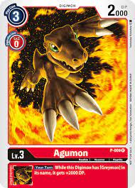P-009: Agumon | Shuffle n Cut Hobbies & Games