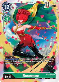 BT1-082: Rosemon | Shuffle n Cut Hobbies & Games