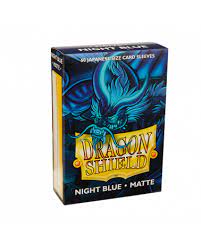 Dragonshield Yugioh Sleeves (60) Night Blue Matte | Shuffle n Cut Hobbies & Games
