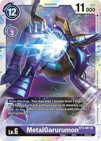 BT2-081: MetalGarurumon | Shuffle n Cut Hobbies & Games