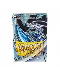 Dragonshield Yugioh Sleeves (60) Clear Matte | Shuffle n Cut Hobbies & Games