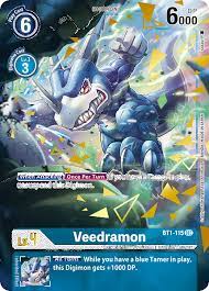 BT1-115: Veedramon Alternate Art | Shuffle n Cut Hobbies & Games