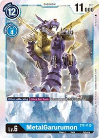 MetalGarurumon (ST2-11) | Shuffle n Cut Hobbies & Games