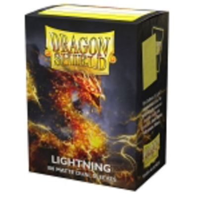 Dragon Shield 100ct DUAL LIGHTNING MATTE Standard Sleeves