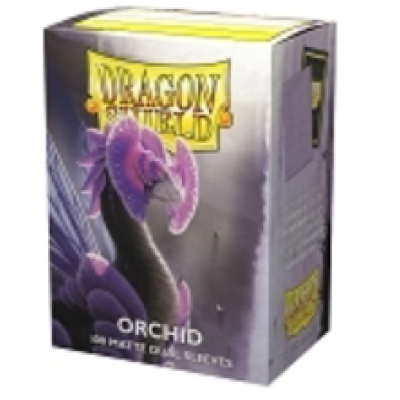 Dragon Shield 100ct DUAL ORCHID MATTE Standard Sleeves | Shuffle n Cut Hobbies & Games