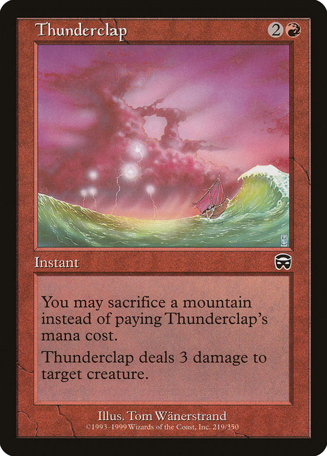 Thunderclap [Mercadian Masques] | Shuffle n Cut Hobbies & Games
