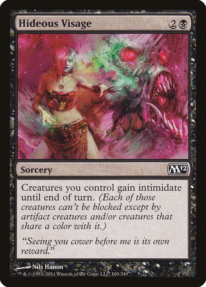 Hideous Visage [Magic 2012] | Shuffle n Cut Hobbies & Games