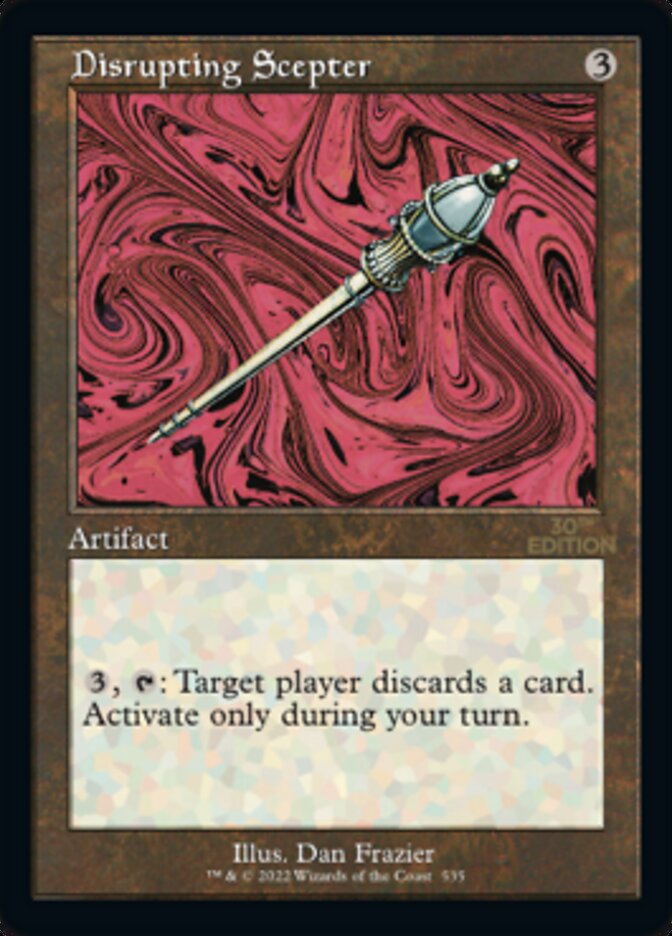 Disrupting Scepter (Retro) [30th Anniversary Edition] | Shuffle n Cut Hobbies & Games