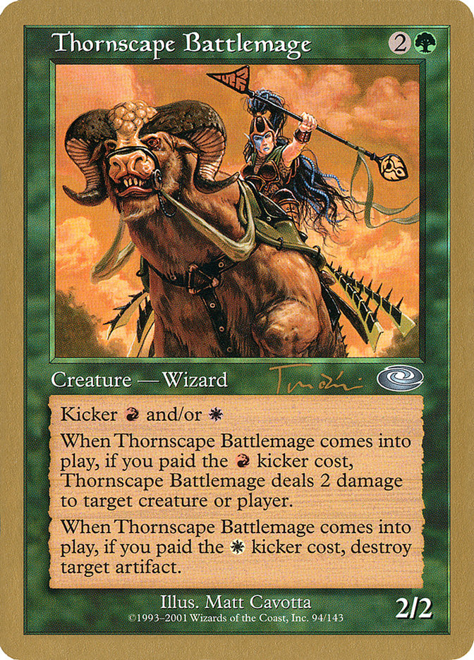 Thornscape Battlemage (Jan Tomcani) [World Championship Decks 2001] | Shuffle n Cut Hobbies & Games