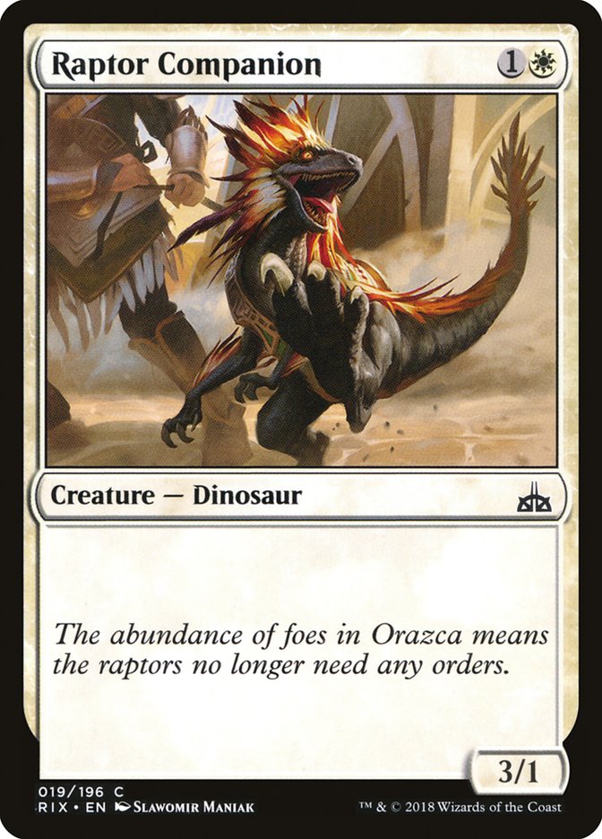 Raptor Companion [Rivals of Ixalan] | Shuffle n Cut Hobbies & Games