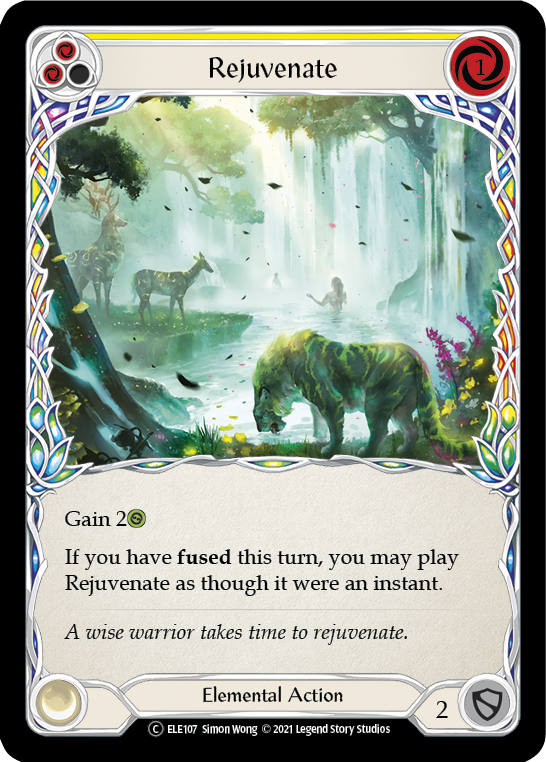 Rejuvenate (Yellow) [U-ELE107] Unlimited Normal | Shuffle n Cut Hobbies & Games
