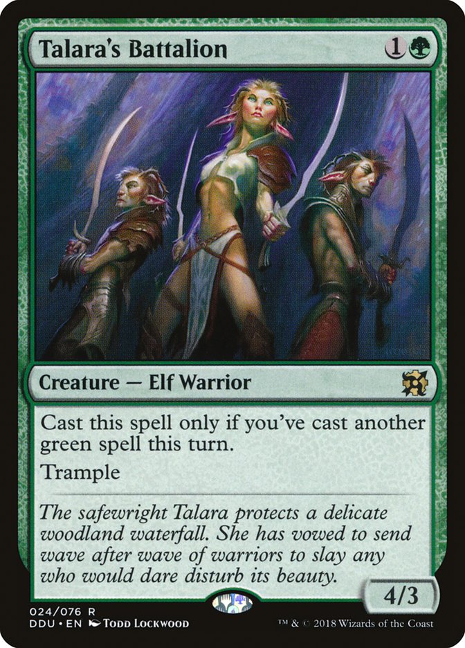 Talara's Battalion [Duel Decks: Elves vs. Inventors] | Shuffle n Cut Hobbies & Games