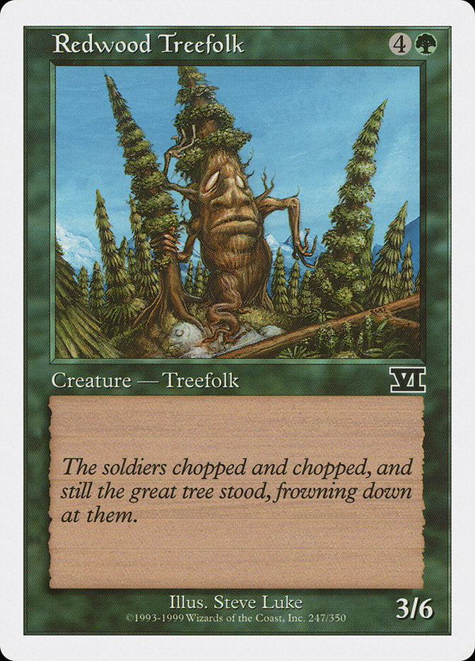 Redwood Treefolk [Classic Sixth Edition] | Shuffle n Cut Hobbies & Games