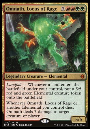 Omnath, Locus of Rage (Promo Pack) [Battle for Zendikar Promos] | Shuffle n Cut Hobbies & Games