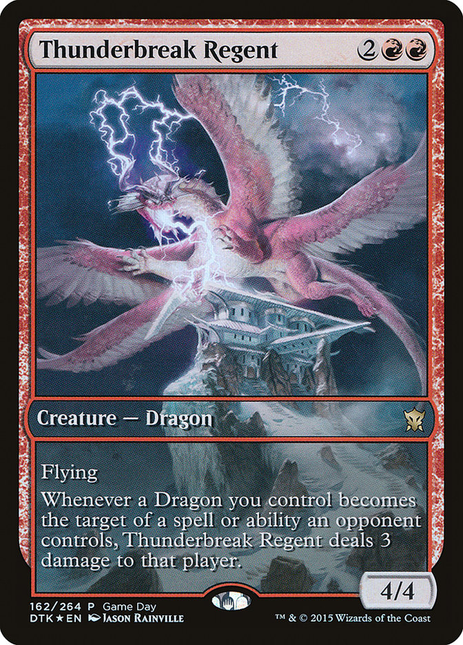 Thunderbreak Regent (Game Day) [Dragons of Tarkir Promos] | Shuffle n Cut Hobbies & Games
