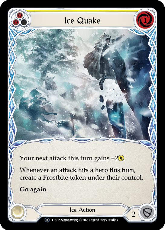 Ice Quake (Yellow) [U-ELE152] Unlimited Normal | Shuffle n Cut Hobbies & Games