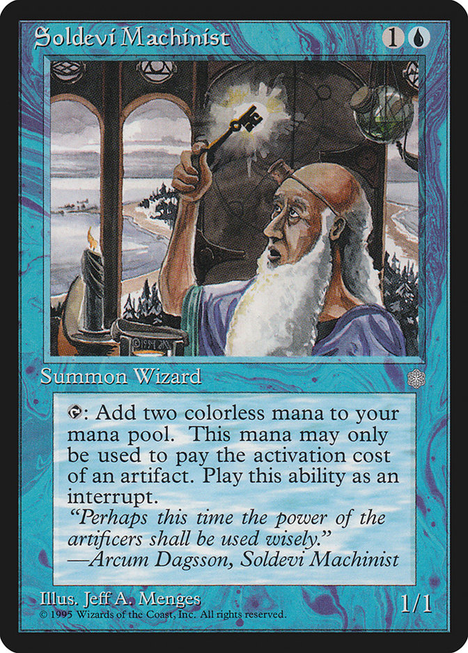 Soldevi Machinist [Ice Age] | Shuffle n Cut Hobbies & Games