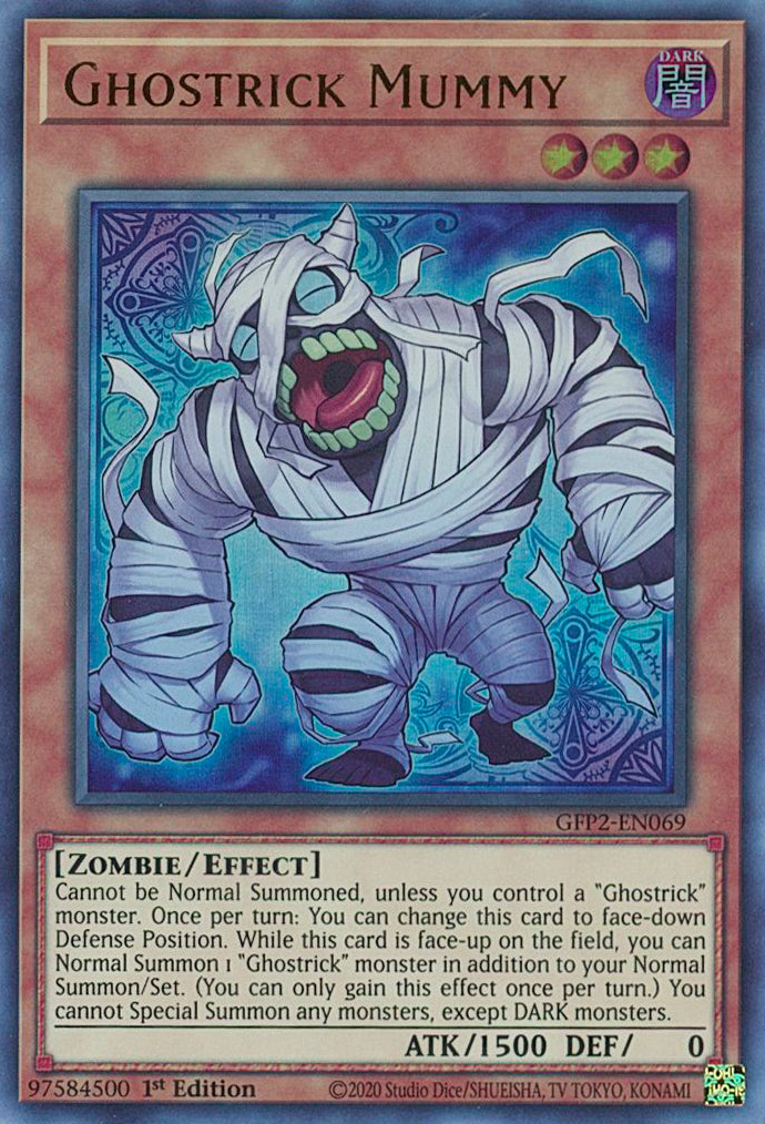 Ghostrick Mummy [GFP2-EN069] Ultra Rare | Shuffle n Cut Hobbies & Games