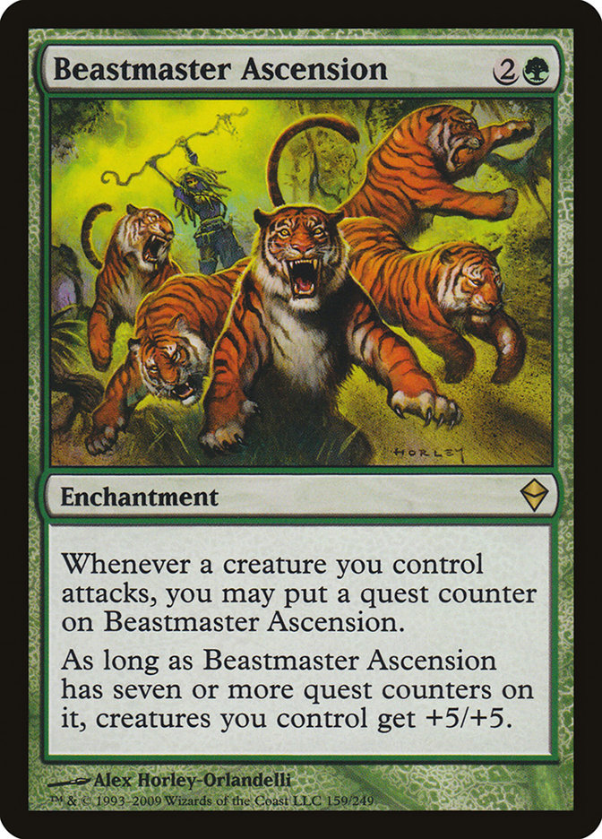 Beastmaster Ascension [Zendikar] | Shuffle n Cut Hobbies & Games