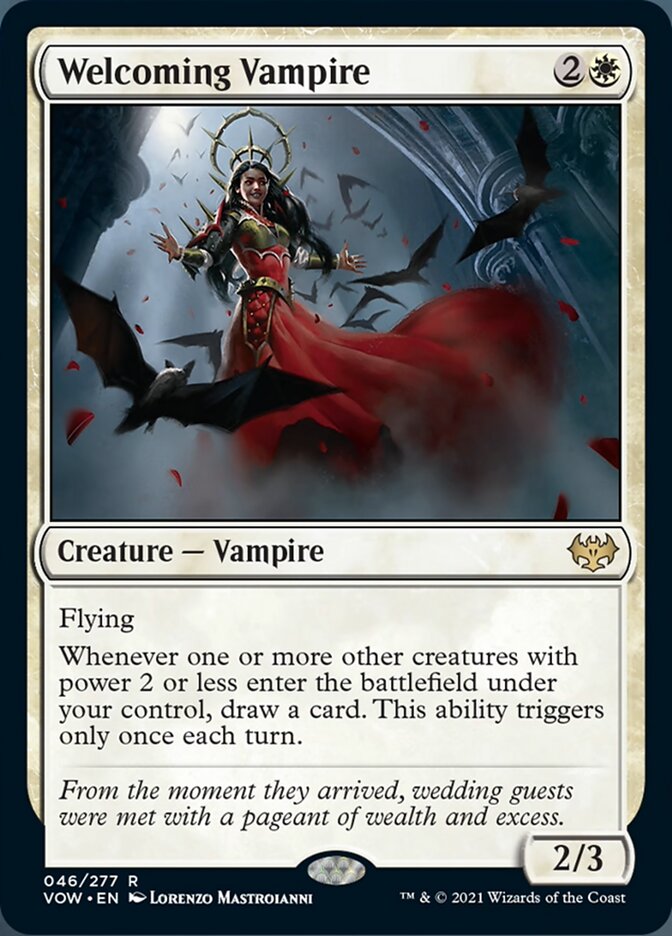 Welcoming Vampire [Innistrad: Crimson Vow] | Shuffle n Cut Hobbies & Games