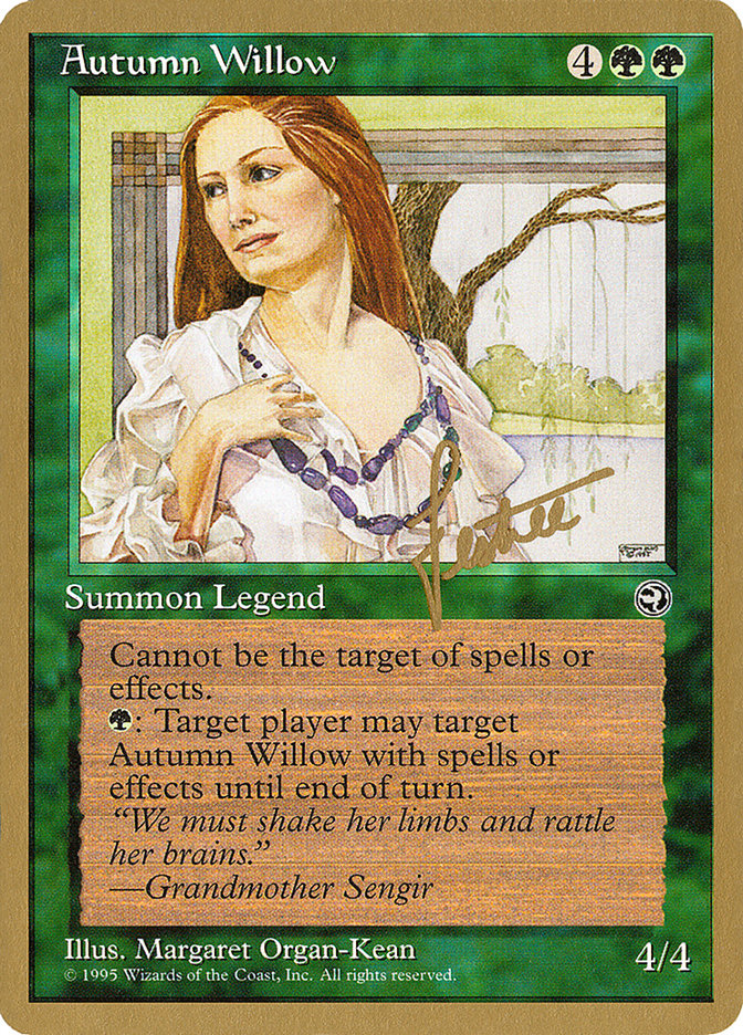 Autumn Willow (Bertrand Lestree) [Pro Tour Collector Set] | Shuffle n Cut Hobbies & Games