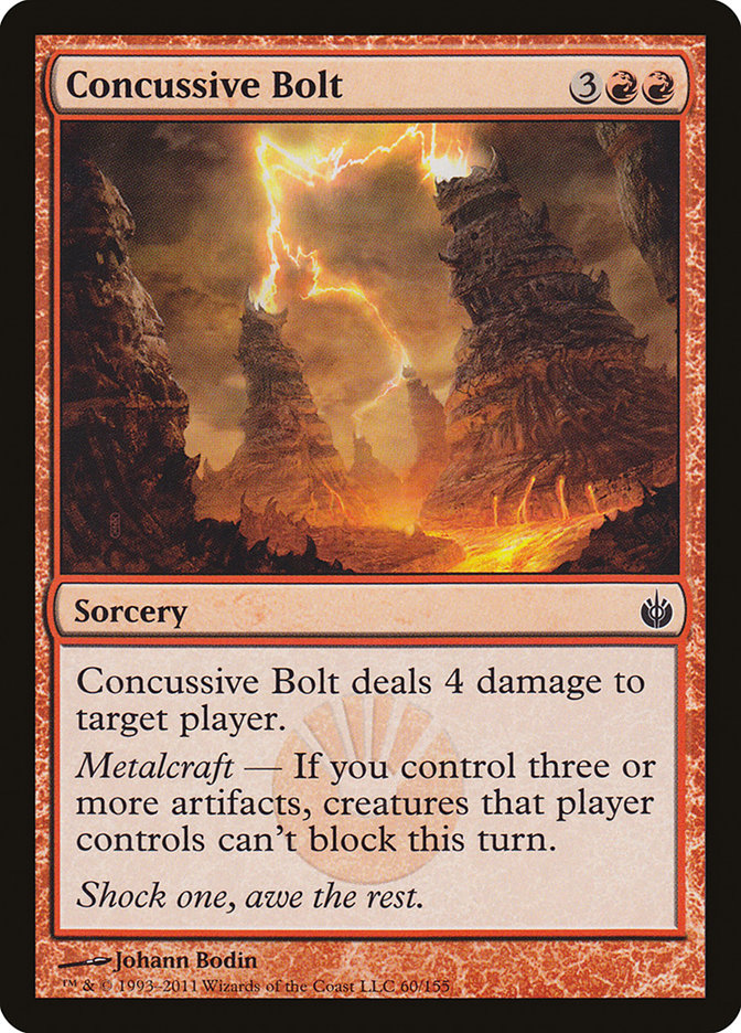 Concussive Bolt [Mirrodin Besieged] | Shuffle n Cut Hobbies & Games