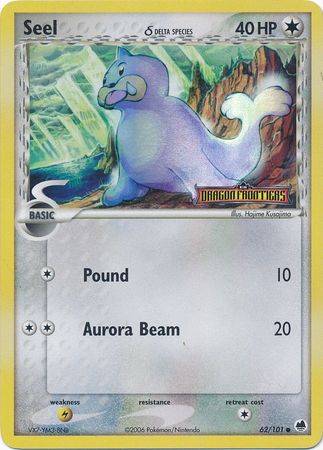Seel (62/101) (Delta Species) (Stamped) [EX: Dragon Frontiers] | Shuffle n Cut Hobbies & Games
