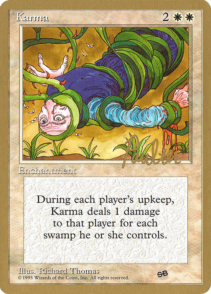 Karma (Preston Poulter) (SB) [Pro Tour Collector Set] | Shuffle n Cut Hobbies & Games