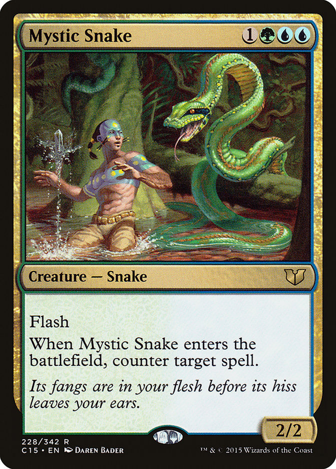 Mystic Snake [Commander 2015] | Shuffle n Cut Hobbies & Games