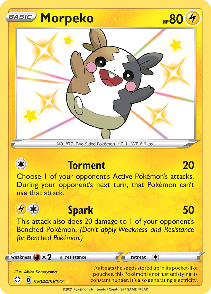 Morpeko (SV044/SV122) [Sword & Shield: Shining Fates] | Shuffle n Cut Hobbies & Games