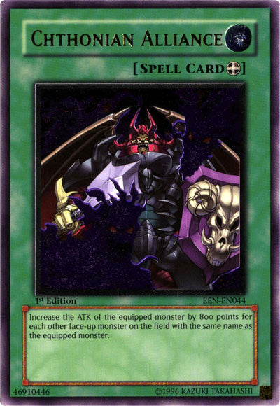 Chthonian Alliance [EEN-EN044] Ultimate Rare | Shuffle n Cut Hobbies & Games