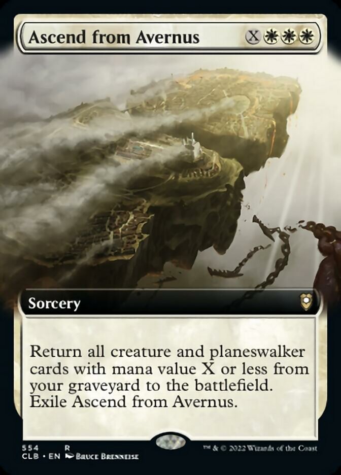 Ascend from Avernus (Extended Art) [Commander Legends: Battle for Baldur's Gate] | Shuffle n Cut Hobbies & Games