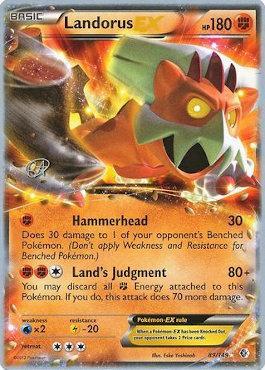 Landorus EX (89/149) (The Flying Hammer - Rowan Stavenow) [World Championships 2015] | Shuffle n Cut Hobbies & Games