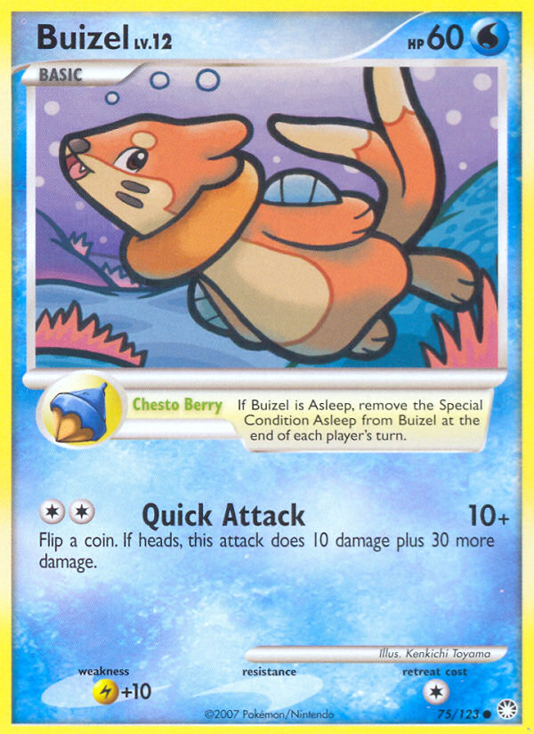 Buizel (75/123) [Diamond & Pearl: Mysterious Treasures] | Shuffle n Cut Hobbies & Games