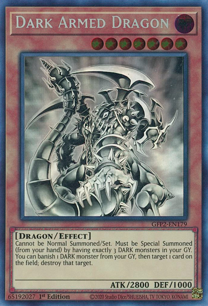 Dark Armed Dragon [GFP2-EN179] Ghost Rare | Shuffle n Cut Hobbies & Games