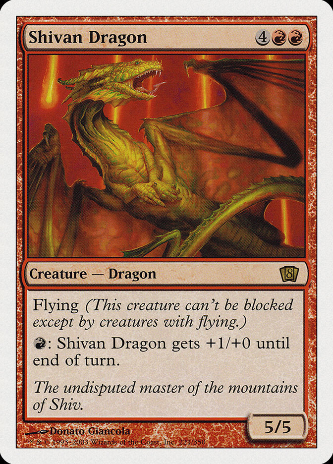 Shivan Dragon [Eighth Edition] | Shuffle n Cut Hobbies & Games