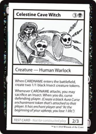 Celestine Cave Witch (2021 Edition) [Mystery Booster Playtest Cards] | Shuffle n Cut Hobbies & Games