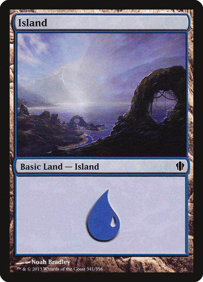 Island (341) [Commander 2013] | Shuffle n Cut Hobbies & Games