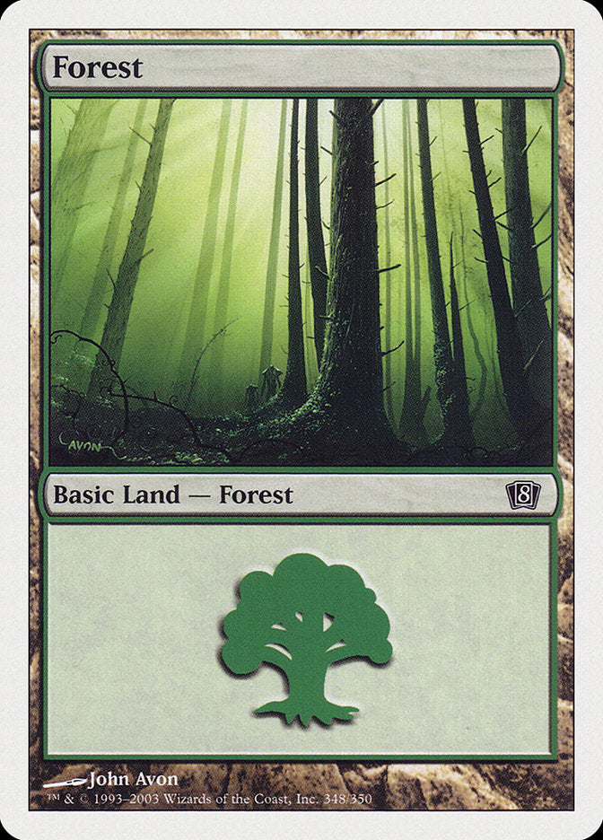 Forest (348) [Eighth Edition] | Shuffle n Cut Hobbies & Games