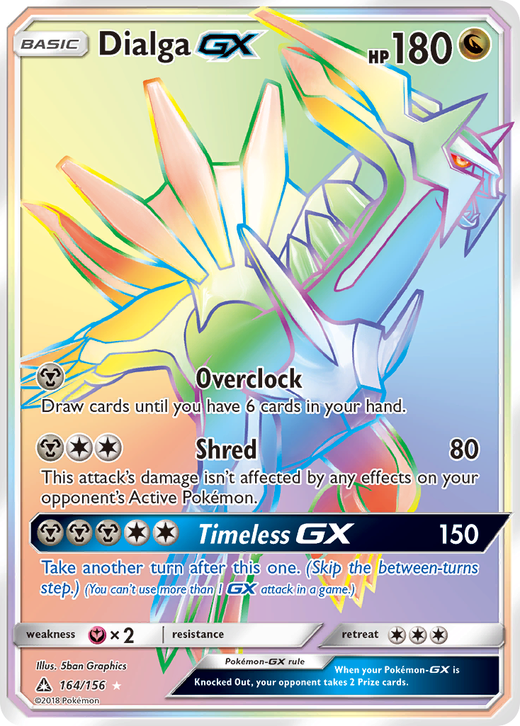 Dialga GX (164/156) [Sun & Moon: Ultra Prism] | Shuffle n Cut Hobbies & Games