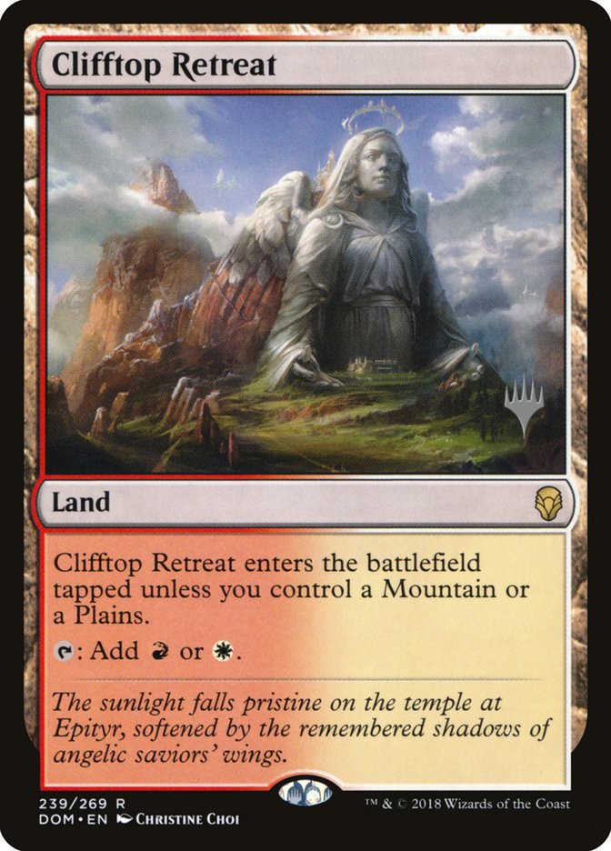 Clifftop Retreat (Promo Pack) [Dominaria Promos] | Shuffle n Cut Hobbies & Games