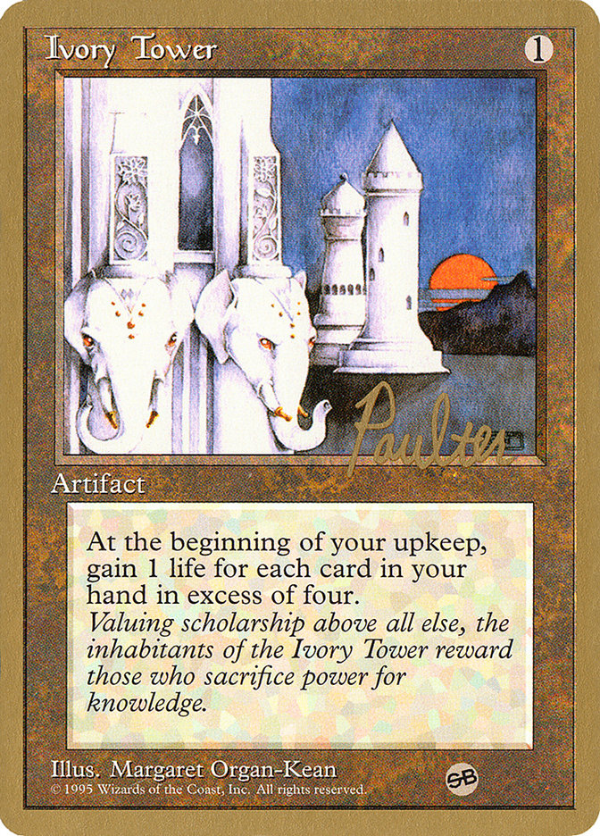 Ivory Tower (Preston Poulter) (SB) [Pro Tour Collector Set] | Shuffle n Cut Hobbies & Games