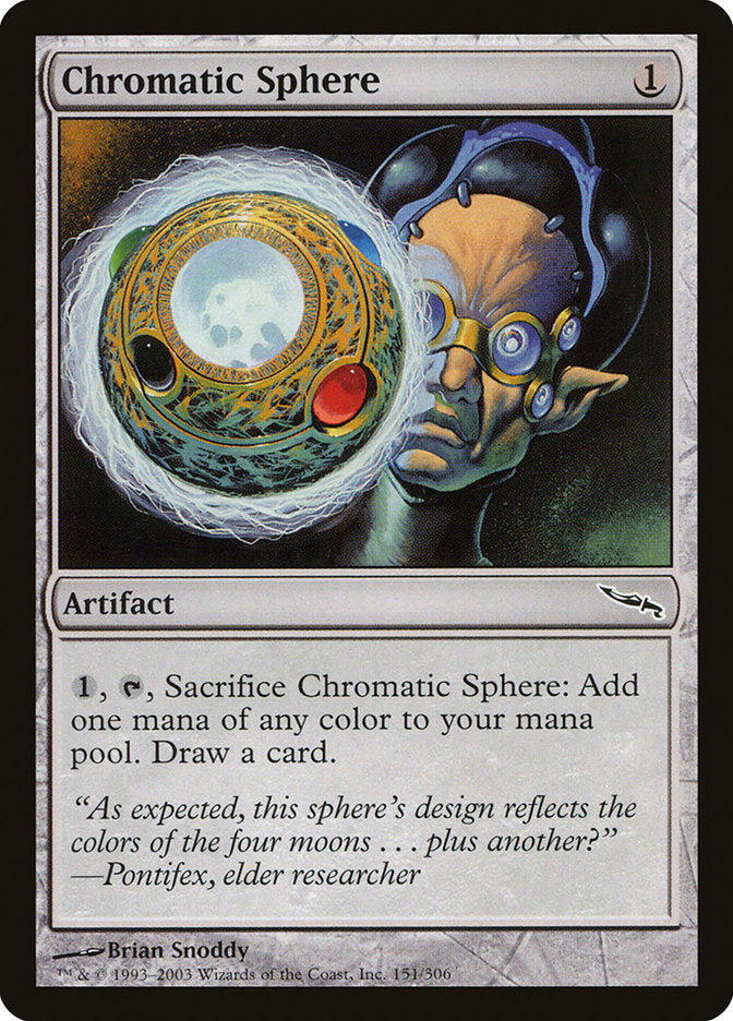 Chromatic Sphere [Mirrodin] | Shuffle n Cut Hobbies & Games